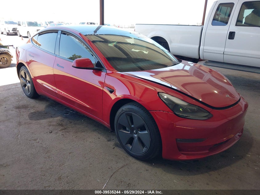 VIN 5YJ3E1EB2NF240786 2022 TESLA MODEL 3 LONG RANGE DUAL MOTOR ALL-WHEEL DRIVE