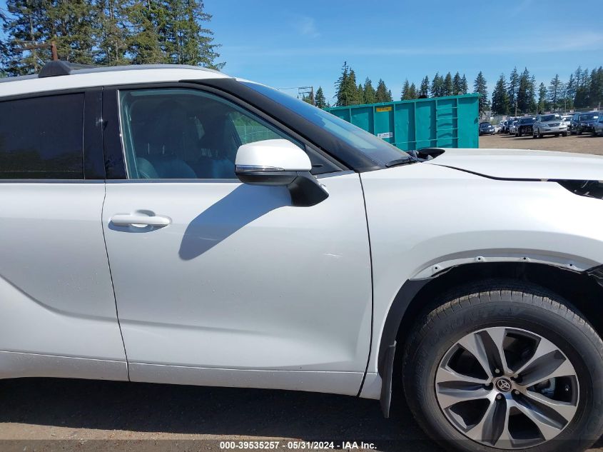 2022 Toyota Highlander Xle VIN: 5TDGZRBH5NS213252 Lot: 39535257