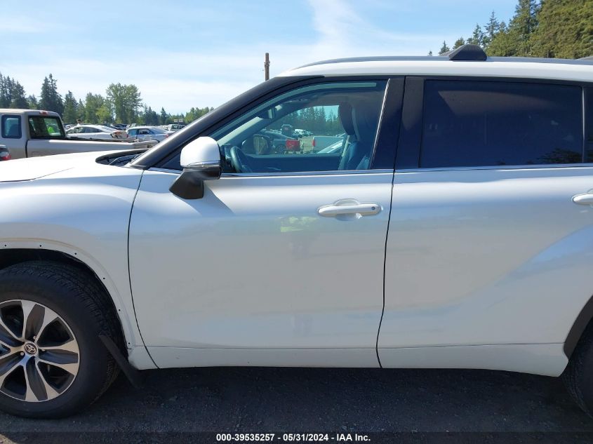 2022 Toyota Highlander Xle VIN: 5TDGZRBH5NS213252 Lot: 39535257