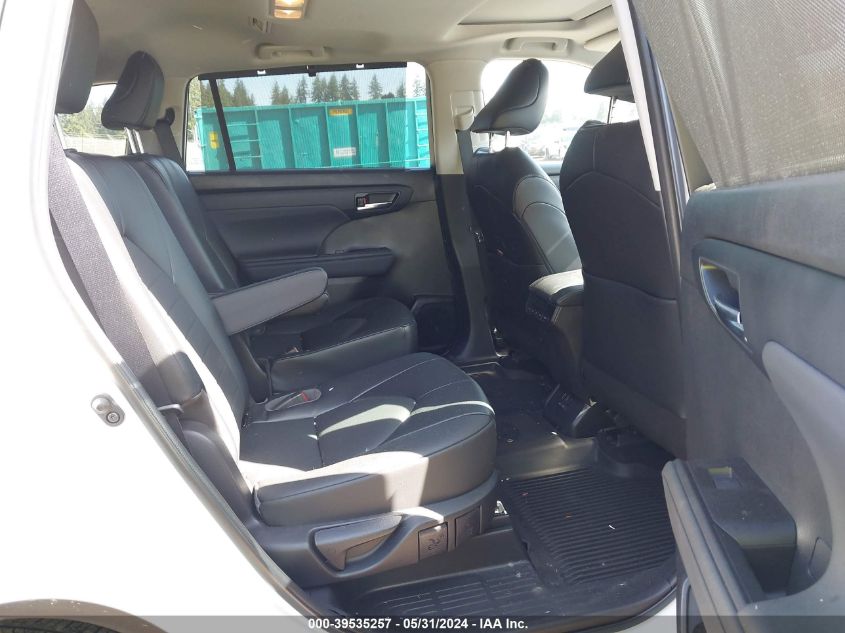 2022 Toyota Highlander Xle VIN: 5TDGZRBH5NS213252 Lot: 39535257