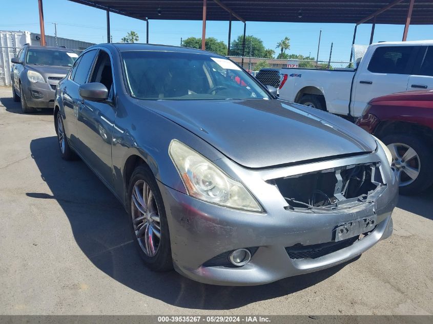 2011 Infiniti G25 Journey VIN: JN1DV6AP7BM601728 Lot: 39535267