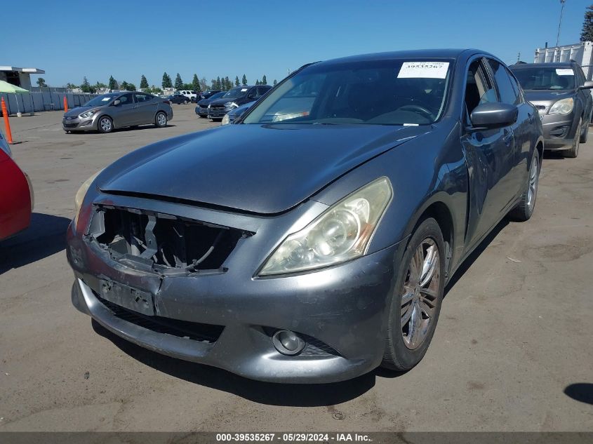 2011 Infiniti G25 Journey VIN: JN1DV6AP7BM601728 Lot: 39535267