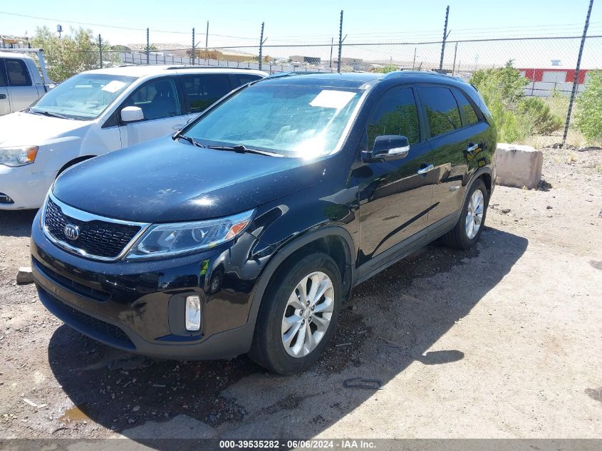 2014 Kia Sorento Ex V6 VIN: 5XYKU4A7XEG430359 Lot: 39535282