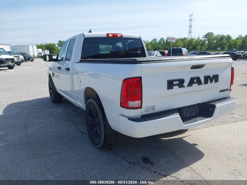 2021 Ram 1500 Classic Express Quad Cab 4X4 6'4 Box VIN: 1C6RR7FG5MS574590 Lot: 39535298