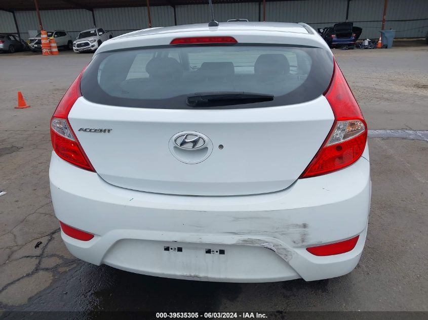 2016 Hyundai Accent Se VIN: KMHCT5AE7GU242441 Lot: 39535305