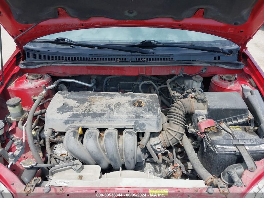 2008 Toyota Corolla Ce VIN: 2T1BR32E08C860765 Lot: 39535344