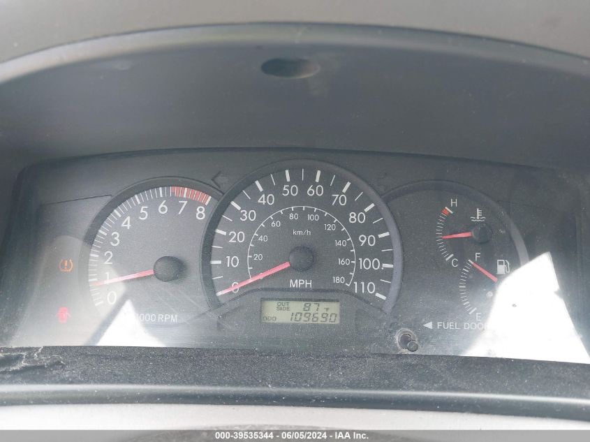 2008 Toyota Corolla Ce VIN: 2T1BR32E08C860765 Lot: 39535344