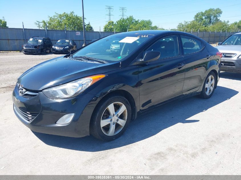 2013 Hyundai Elantra Gls VIN: KMHDH4AE8DU927186 Lot: 39535361