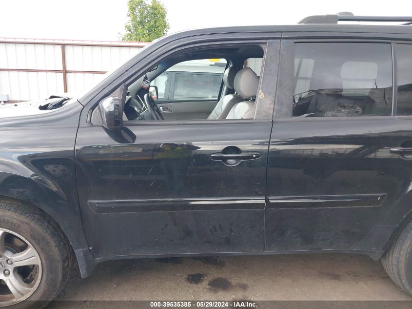 2012 Honda Pilot Ex-L VIN: 5FNYF4H5XCB073536 Lot: 39535385