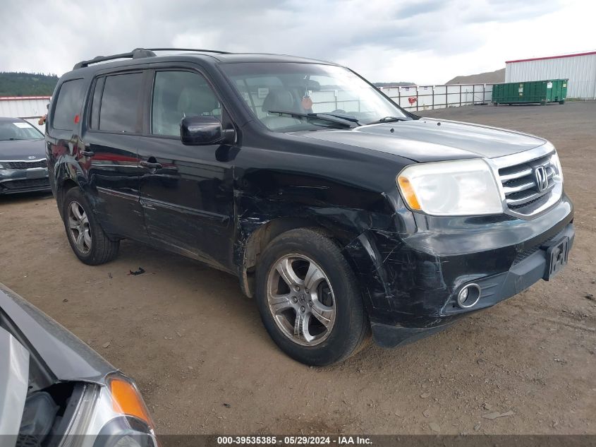 2012 Honda Pilot Ex-L VIN: 5FNYF4H5XCB073536 Lot: 39535385