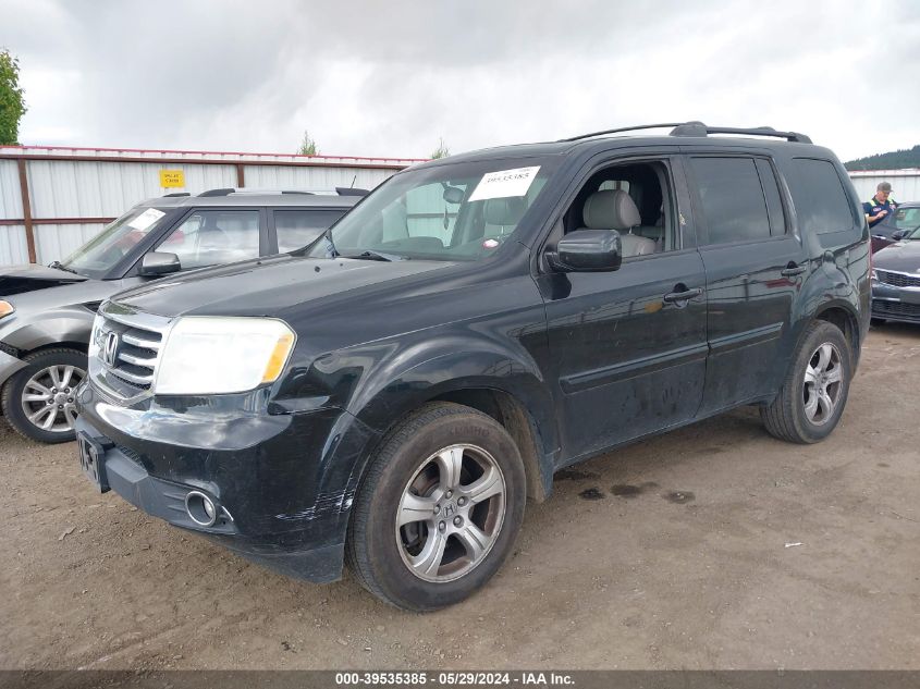 2012 Honda Pilot Ex-L VIN: 5FNYF4H5XCB073536 Lot: 39535385