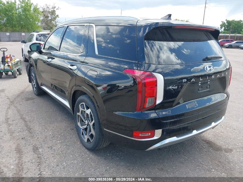 2021 Hyundai Palisade Calligraphy VIN: KM8R7DHE2MU246844 Lot: 39535386