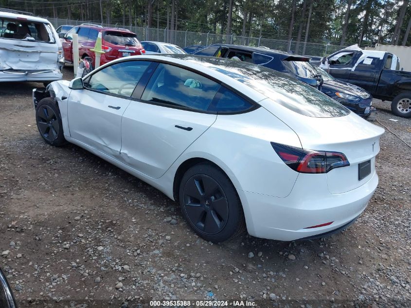 2023 Tesla Model 3 Rear-Wheel Drive VIN: 5YJ3E1EA8PF650230 Lot: 39535388