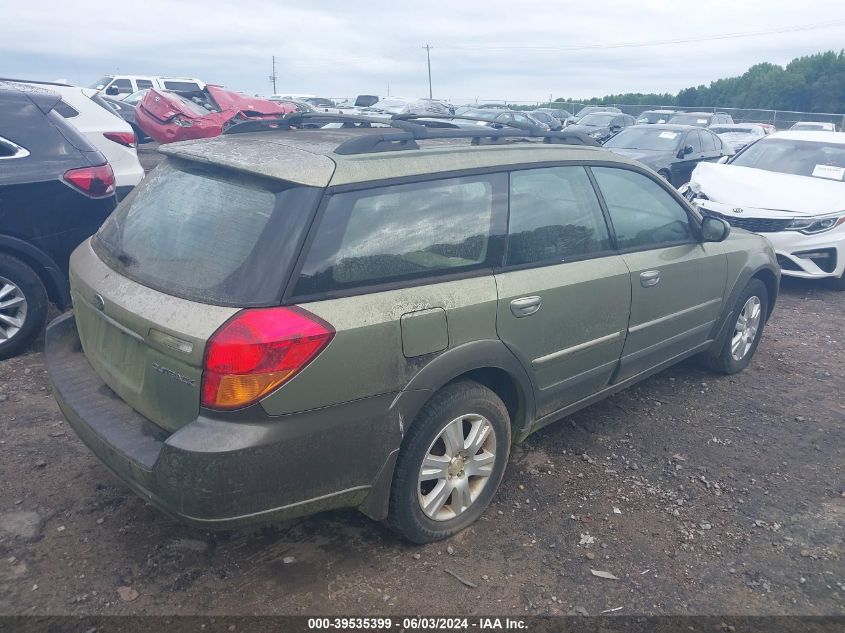 2005 Subaru Legacy Outback 2.5I Limited VIN: 4S4BP62C557353956 Lot: 39535399