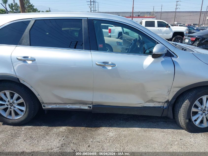 2019 KIA SORENTO 2.4L LX - 5XYPG4A31KG542926