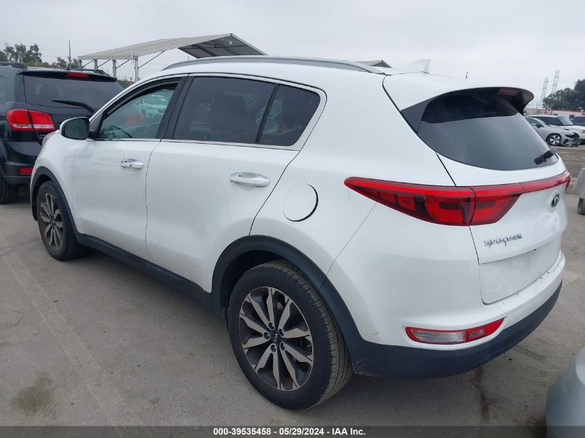 2017 Kia Sportage Ex VIN: KNDPN3AC4H7242724 Lot: 39535458