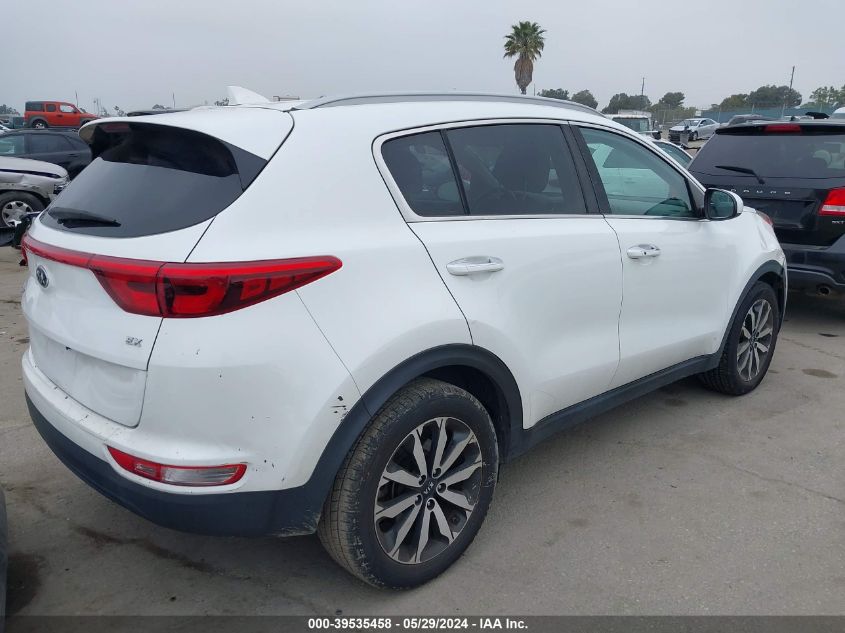 2017 Kia Sportage Ex VIN: KNDPN3AC4H7242724 Lot: 39535458