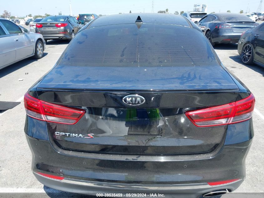 2018 Kia Optima S VIN: 5XXGT4L30JG254245 Lot: 39535459