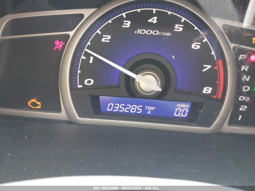 2010 Honda Civic Sdn Lx-S VIN: 19XFA1F62AE055163 Lot: 39535469