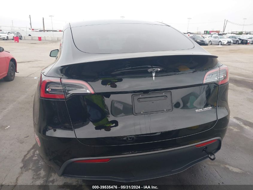 2023 Tesla Model Y Awd/Performance Dual Motor All-Wheel Drive VIN: 7SAYGDEF7PF959994 Lot: 39535476