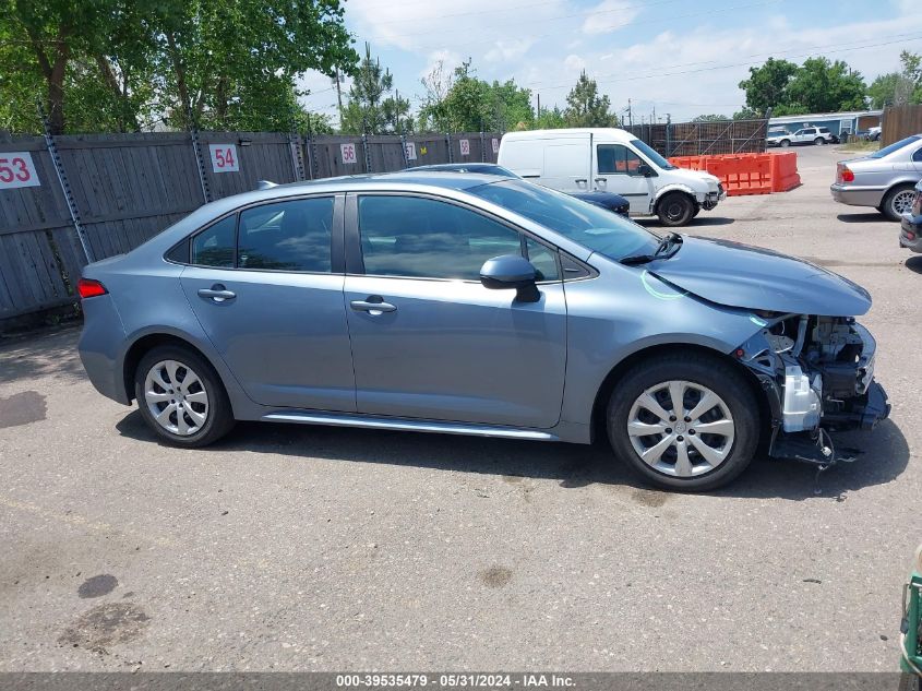 2022 Toyota Corolla Le VIN: 5YFEPMAE1NP360393 Lot: 39535479