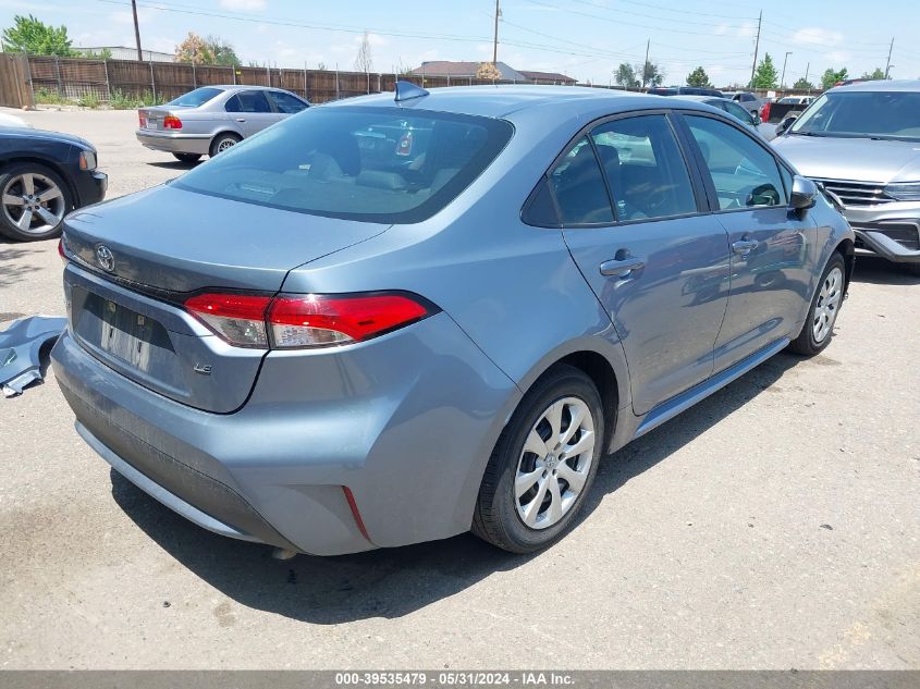 2022 Toyota Corolla Le VIN: 5YFEPMAE1NP360393 Lot: 39535479