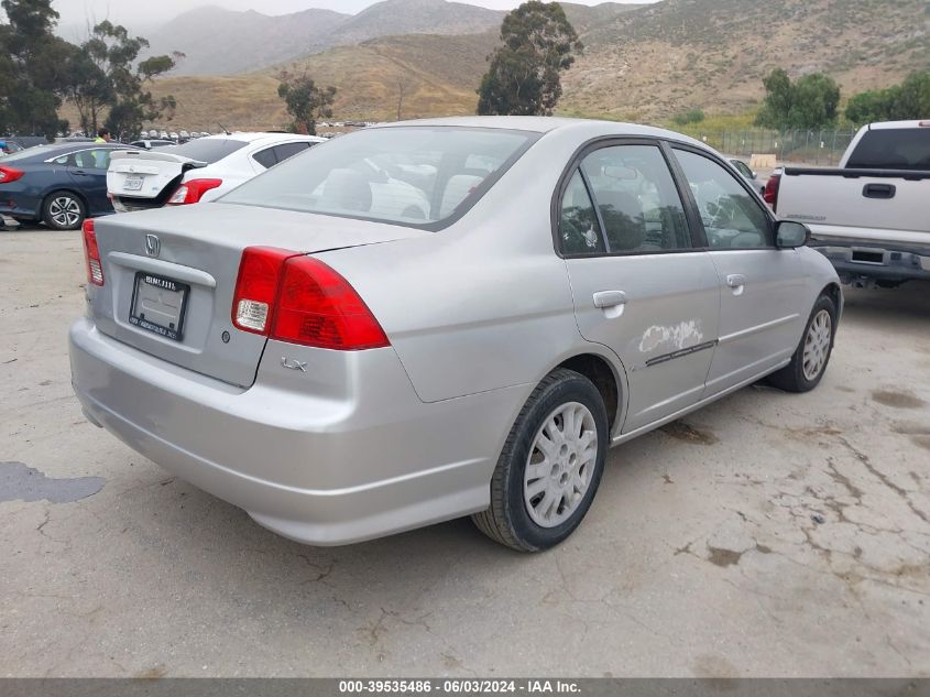 2005 Honda Civic Lx VIN: JHMES16535S000724 Lot: 39535486