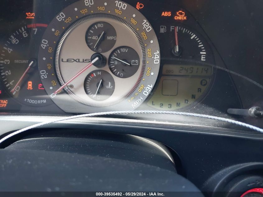 2003 Lexus Is 300 VIN: JTHBD192030069376 Lot: 39535492