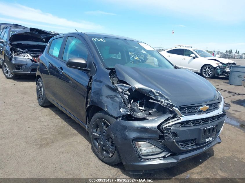 2021 Chevrolet Spark Fwd Ls Manual VIN: KL8CA6SA1MC736333 Lot: 39535497