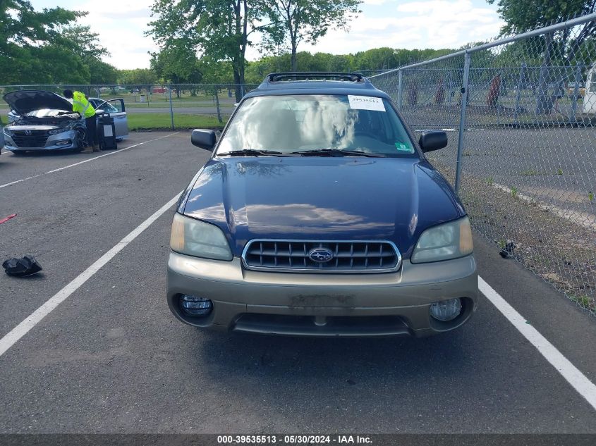 2003 Subaru Outback VIN: 4S3BH675X37655980 Lot: 39535513