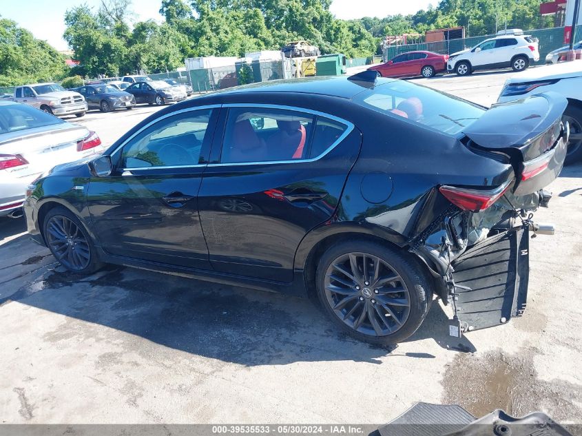 2022 Acura Ilx Premium A-Spec Packages/Technology A-Spec Packages VIN: 19UDE2F89NA006202 Lot: 39535533