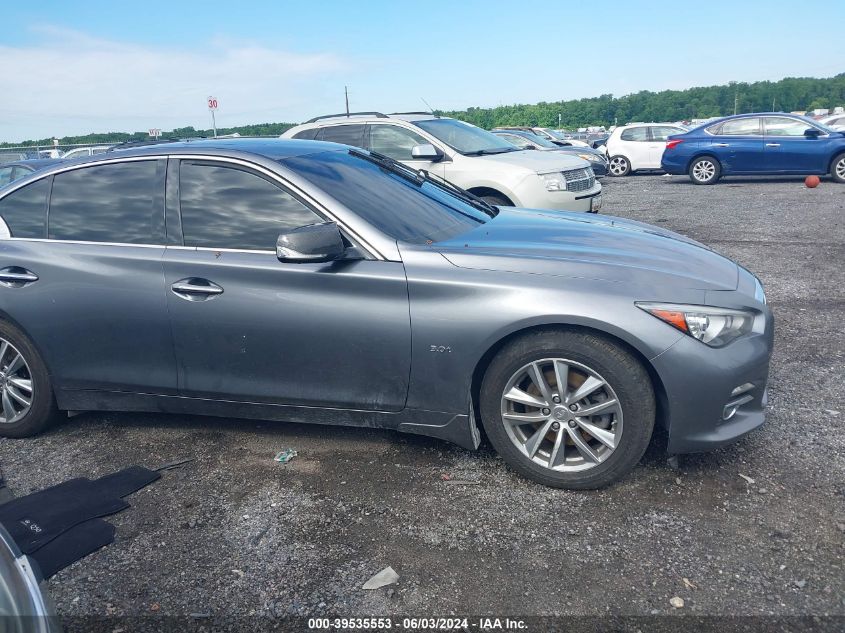 2017 Infiniti Q50 3.0T Premium VIN: JN1EV7AR0HM835259 Lot: 39535553