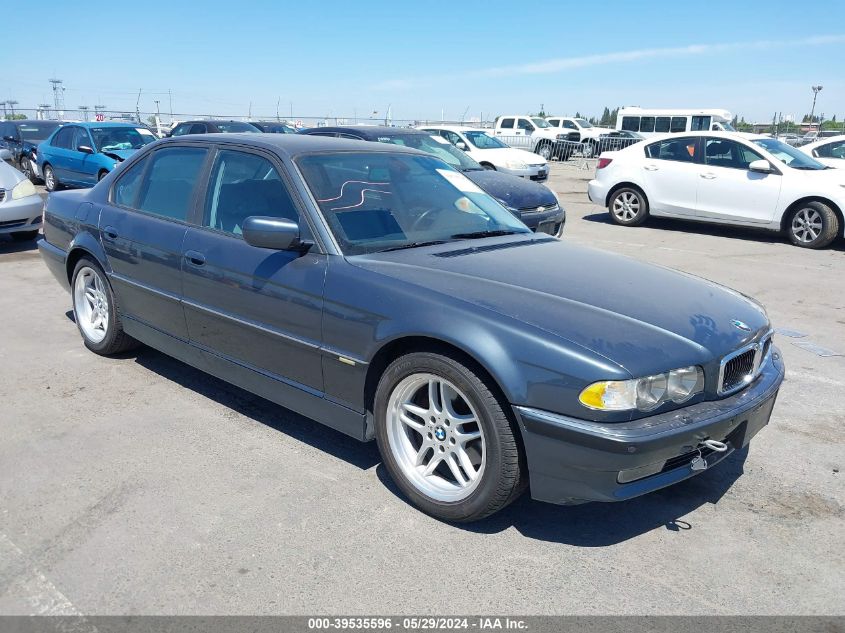 2001 BMW 740Ia VIN: WBAGG83431DN86210 Lot: 39535596