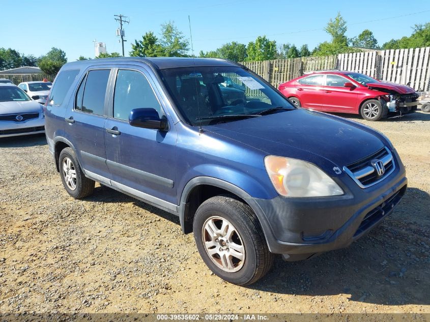 2003 Honda Cr-V Ex VIN: SHSRD78873U114669 Lot: 39535602