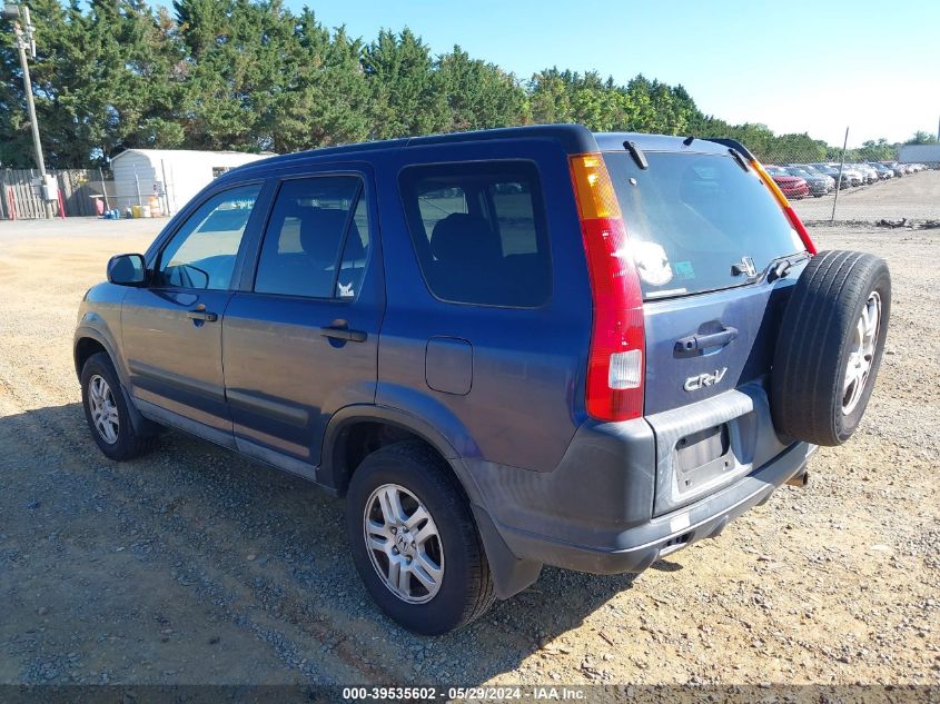 2003 Honda Cr-V Ex VIN: SHSRD78873U114669 Lot: 39535602