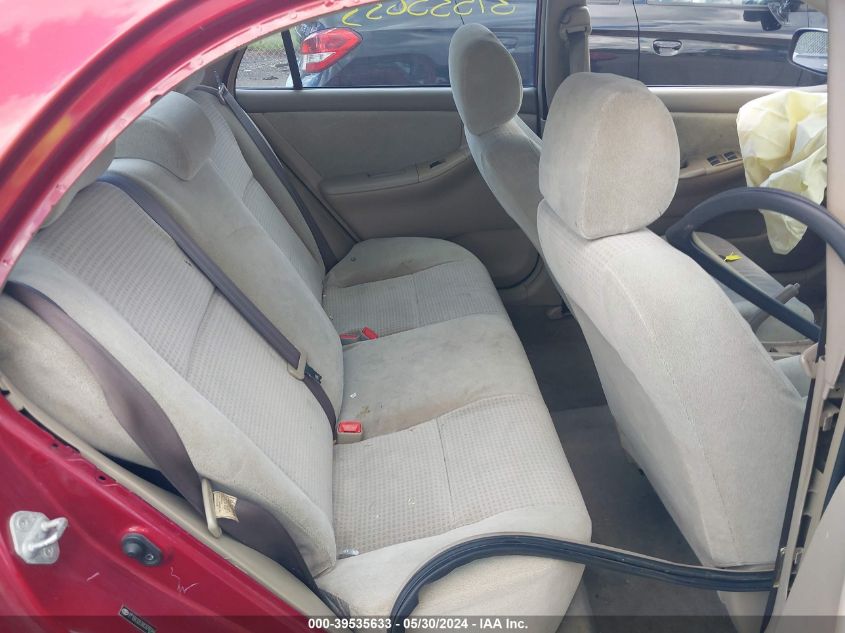 2008 Toyota Corolla Ce VIN: 2T1BR32E08C876044 Lot: 39535633