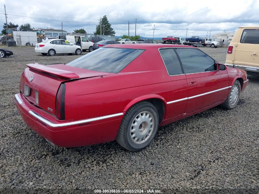 1995 Cadillac Eldorado Touring VIN: 1G6ET1292SU607840 Lot: 39535635