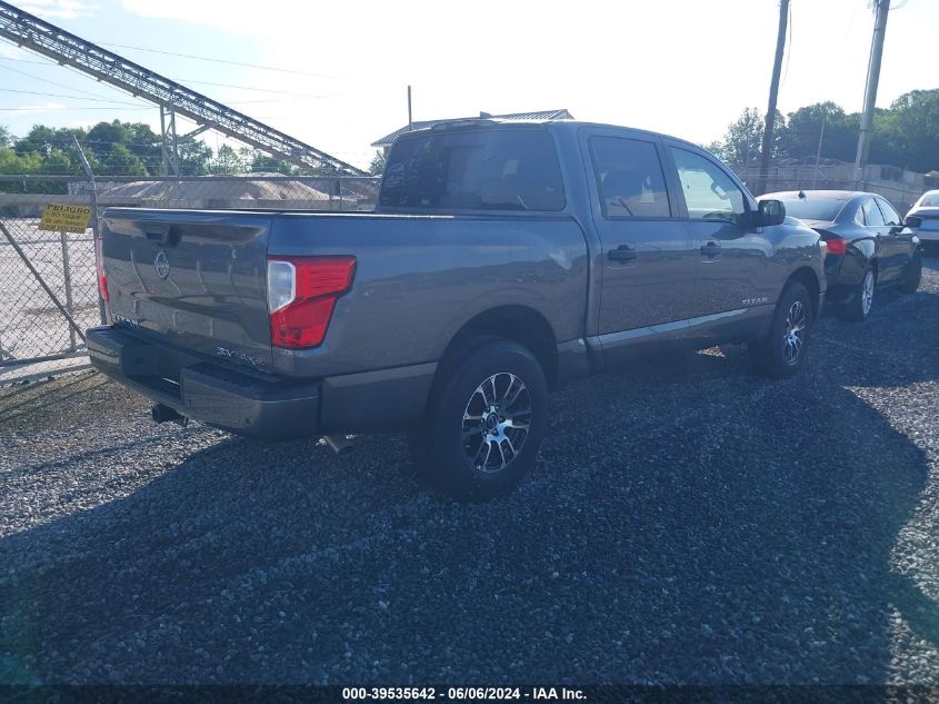 2024 Nissan Titan Sv 4X4 VIN: 1N6AA1ED4RN107424 Lot: 39535642