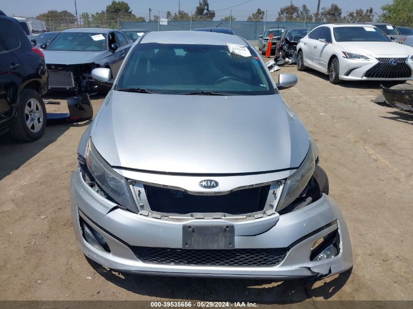 2014 Kia Optima Lx VIN: 5XXGM4A72EG267961 Lot: 39535656