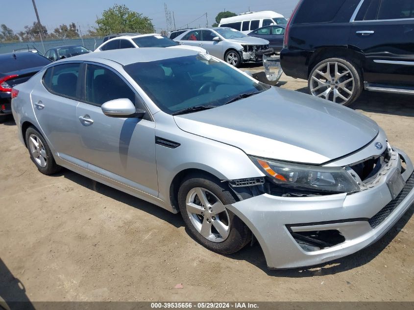 2014 Kia Optima Lx VIN: 5XXGM4A72EG267961 Lot: 39535656