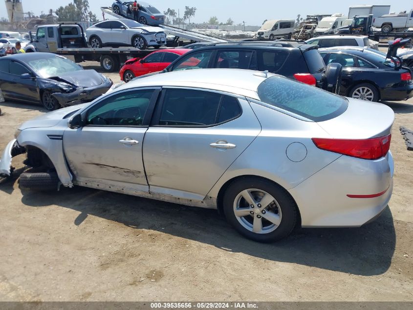 2014 Kia Optima Lx VIN: 5XXGM4A72EG267961 Lot: 39535656