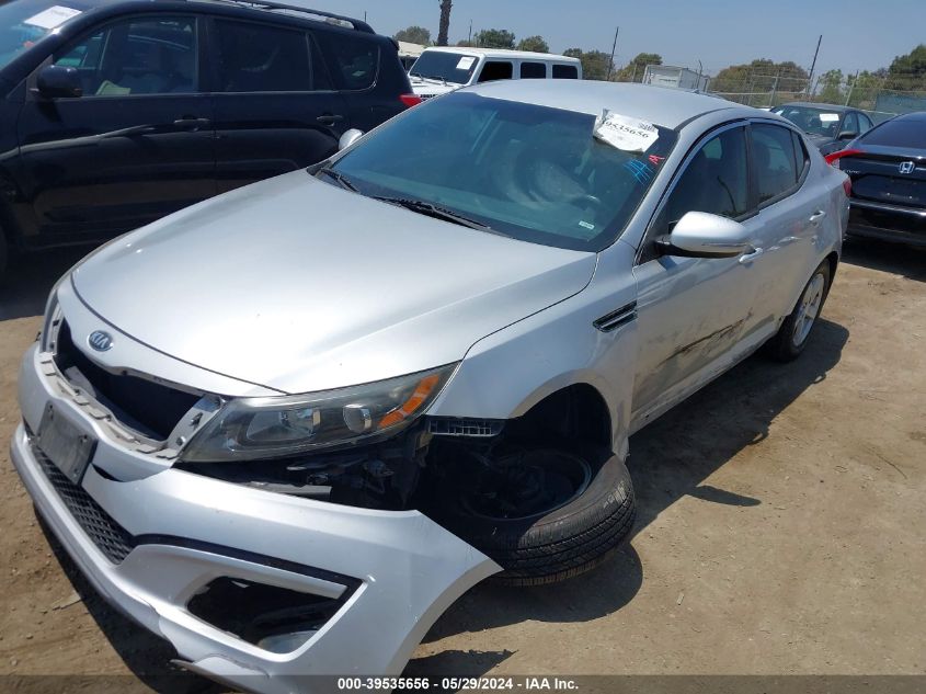 2014 Kia Optima Lx VIN: 5XXGM4A72EG267961 Lot: 39535656