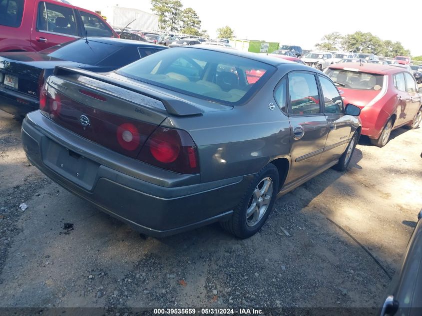 2003 Chevrolet Impala Ls VIN: 2G1WH52K339310029 Lot: 39535659