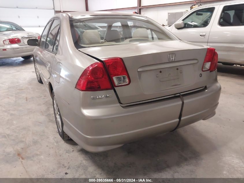 2004 Honda Civic Ex VIN: 2HGES26744H523220 Lot: 39535666