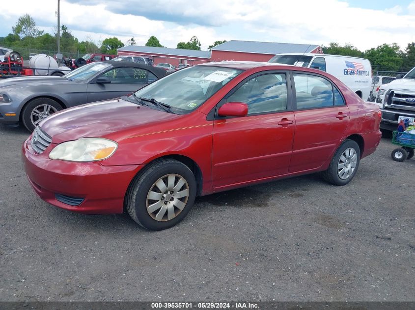 2004 Toyota Corolla Ce/Le/S VIN: 2T1BR32E24C298779 Lot: 39535571