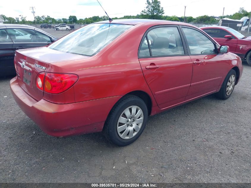 2004 Toyota Corolla Ce/Le/S VIN: 2T1BR32E24C298779 Lot: 39535571