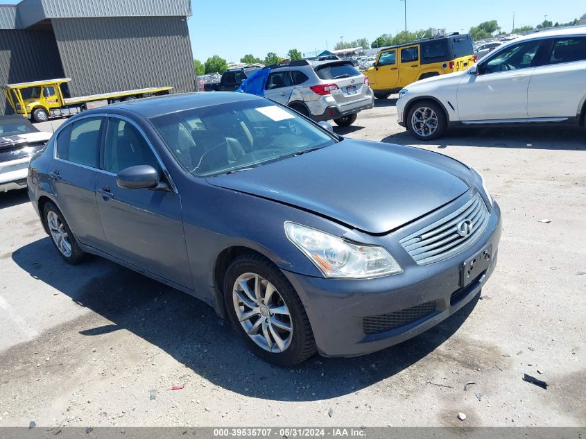 2008 Infiniti G35X VIN: JNKBV61F38M268009 Lot: 39535707