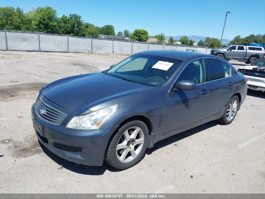 2008 Infiniti G35X VIN: JNKBV61F38M268009 Lot: 39535707