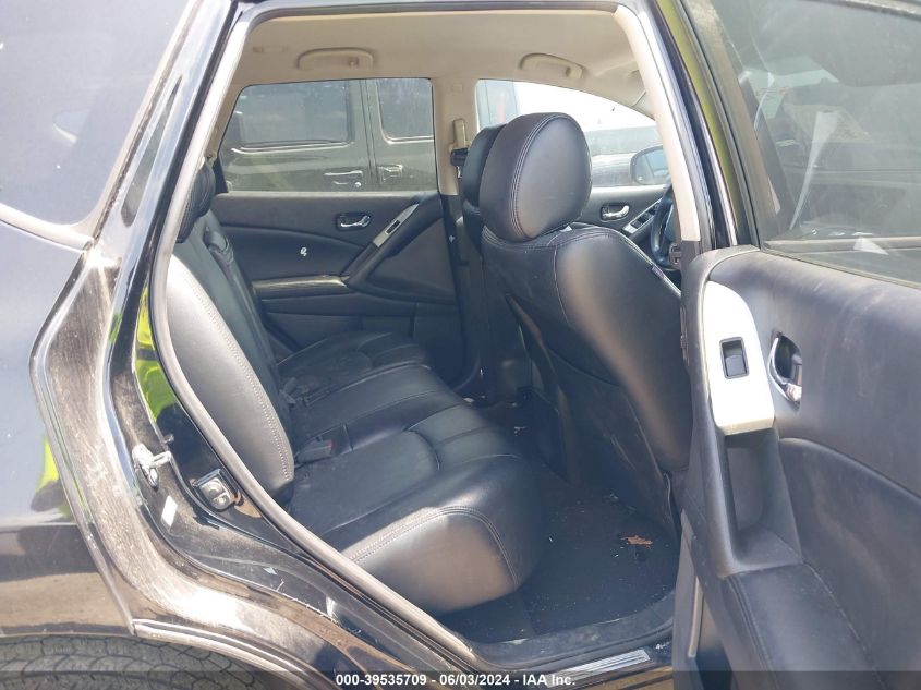 2009 Nissan Murano S VIN: JN8AZ18W49W138244 Lot: 39535709