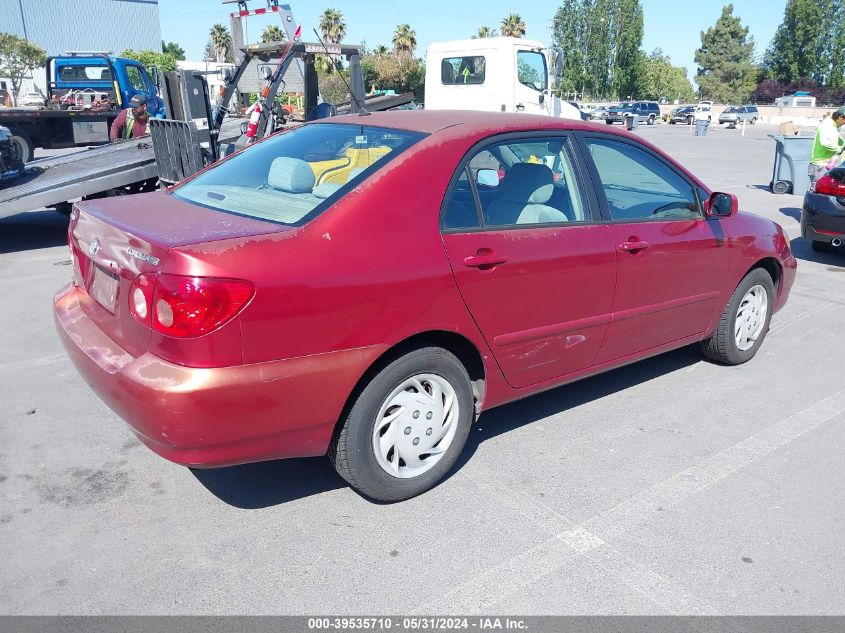 2006 Toyota Corolla Le VIN: 1NXBR32E66Z576004 Lot: 39535710